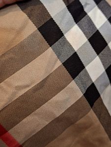 Designer Plaid Hobo Bag