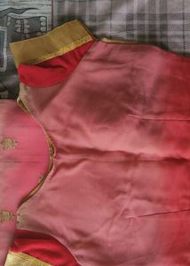 Elegant gajri Pink Saree