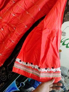 Elegant Red Kurta