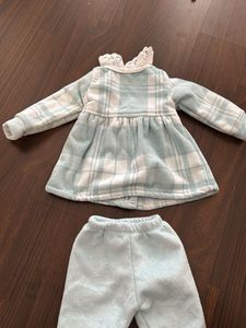 Baby Girls Plaid Pajama Set