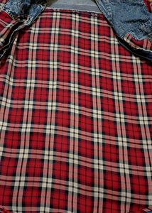 Stylish Checkered Denim Shirt – Dual Tone Look