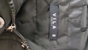 VILA Black Padded bomber Jacket