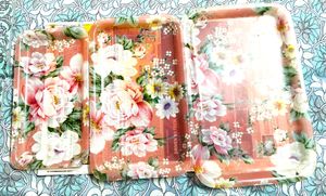Vintage Floral Trays Set-2