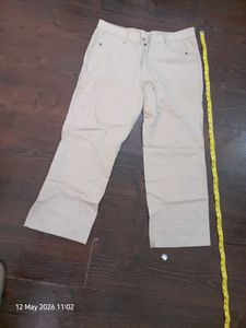 Men's Beige Casual Pants