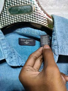 Dockers Blue Denim Shirt