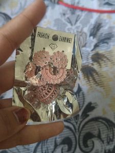 Rose Gold Fashion Earrings