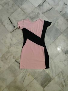 Bodycon pink dress