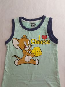 Light Green Printed T-Shirt (Boy's)