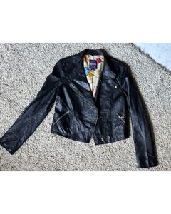 Sheepskin Leather Jacket - Thrifted