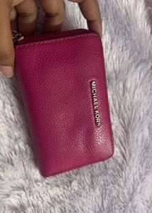 Michael Kors Pink Leather Wallet