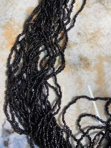 Black Beaded Statement Necklace