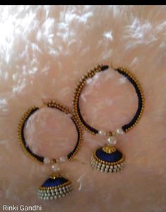 Red Jhumka Earrings