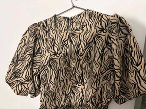 Stylish Animal Print Mini Dress