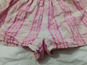Pink Plaid Sleep Shorts