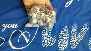 Silver Christmas Balls