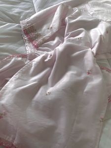 Elegant Pink Embroidered Kurta Set