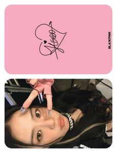 BLACKPINK Signed Photo Card pack of 4
