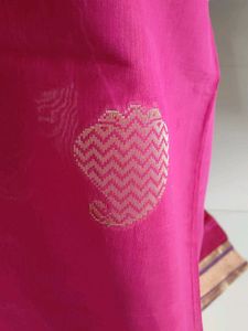 Pink Banarasi Silk Saree