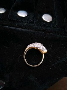 Vintage Beautiful Cocktail AD Ring
