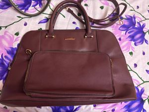 Stylish Maroon Handbag