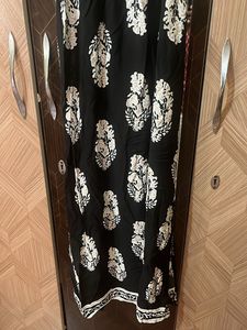 Bohemian Black &amp; White Maxi Dress