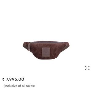 Suede Fanny Pack Set