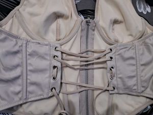 Chic Corset Halter Top with Zipper