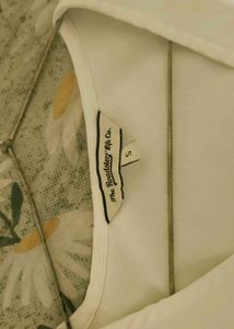 Chic White Wrap Blouse