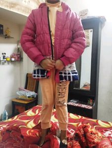 Pink Padded Winter Coat