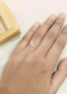 pure silver ring