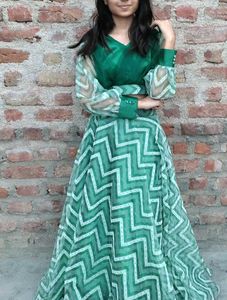 Green Kurta Set