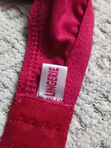 Comfortable Padded Red Bra