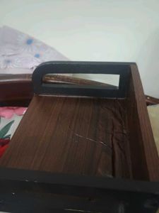 Wooden stand for stop box