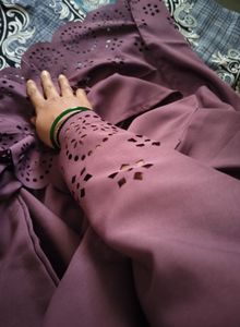 Elegant Mauve Kurta Set