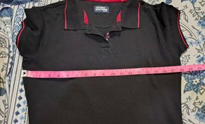 Flying Machine Black Polo T-Shirt