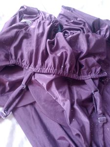 Sparkling Purple Maxi Dress