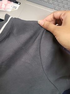 Stylish Cropped Zip Polo Top