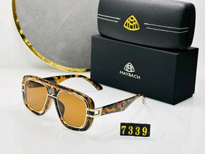 Maybach Leopard Print Sunglasses