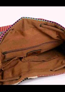 Anouk Muticolor Srylish Sling Bag With Pompom