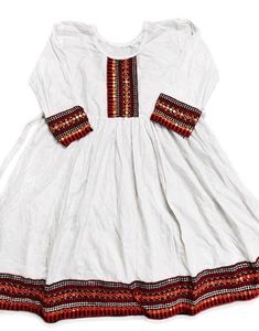 Embroidered White Kurta