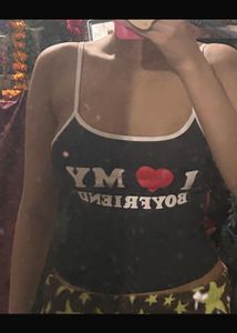 Cute "I Love My Boyfriend" Tank Top