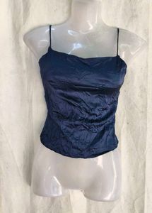 Chic Blue Camisole Top
