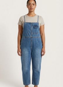 Premium Women’s Blue Denim Jumpsuit Overalls - Mul