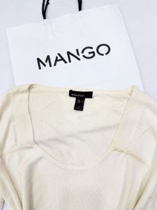 Mango Cream Long Sleeve Top