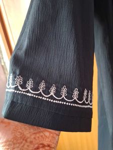 Elegant Black Abaya Dress For Kids