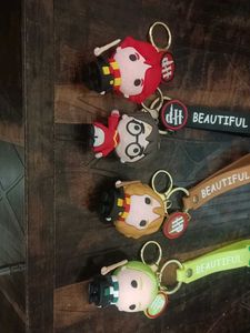 Cute Harry Potter Character Keychains (Set of 4)