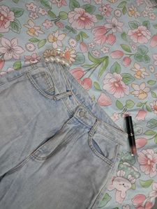 Korean Light Wash Denim Jeans