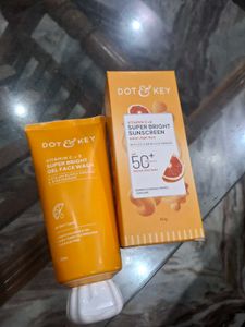 Dot & Key Vitamin C+E Face Wash & Sunscreen