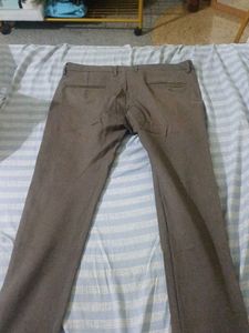 Men's Brown Casual Trousers