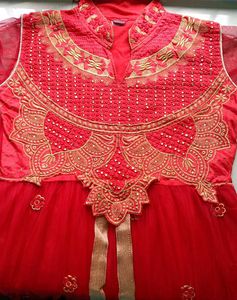 Stunning Red Embroidered Lehenga Choli ✴️♥️